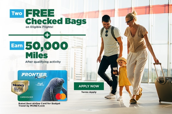 Frontier orders checked baggage policy